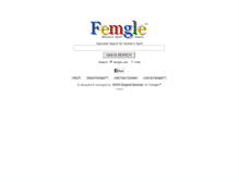 Tablet Screenshot of femgle.com